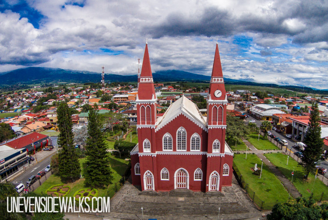 Grecia Church in Costa Rica