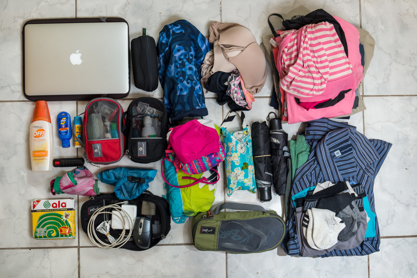 packing a backpack for travel