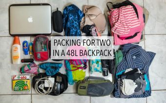 Light Packing For The Traveling Couple - A 48-Liter Backpack For Two!