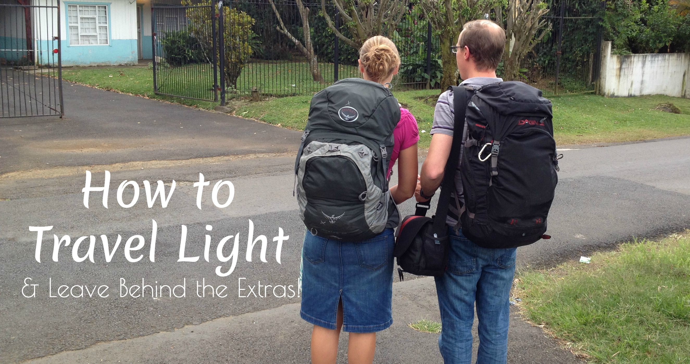 how to travel light tips