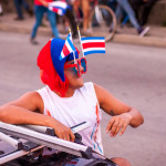 Dude with Costa Rica flags on his crazy sunglasses