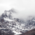 Torres del Paine Mountain in Fog