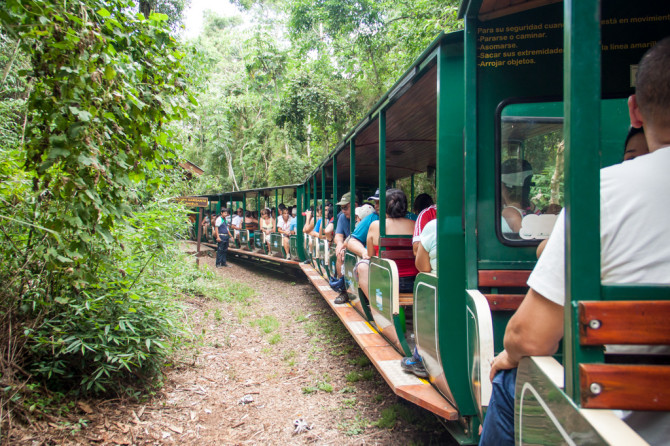 Train at Iguazu Falls