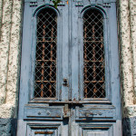 Antique door in Santiago Chile