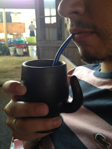 Drinking Mate Cup with Straw