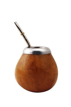 Mate Gourd with Metal Straw