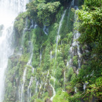 Mini Waterfalls Trickling Down the Hillside