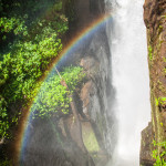 Rainbow with Waterfall in Background