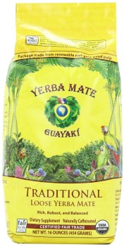 Bag of Yerba Mate Tea Leaves