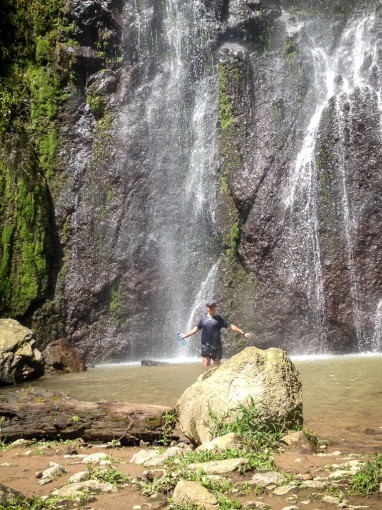 Landon at San Ramon Waterfall