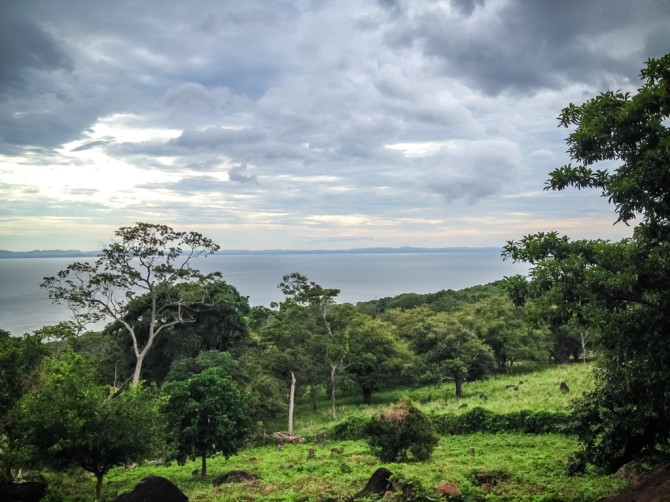 View of Lake Nicaragua from the Volcano