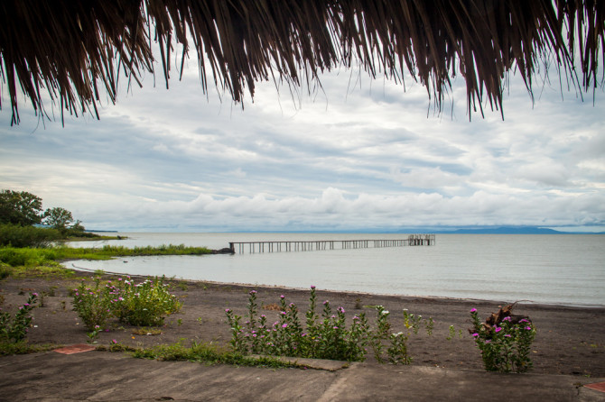 View of Lake Nicaragua from Hotel del Pirata