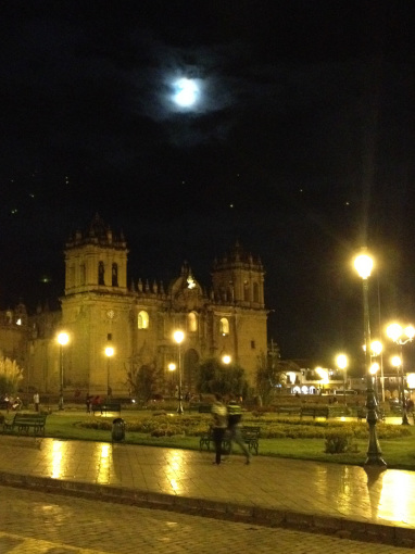 Night Moon in Cusco