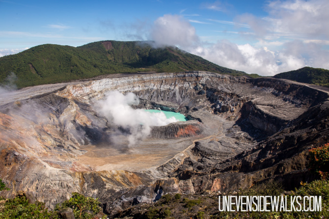 Poas Volcano Crater Costa Rica