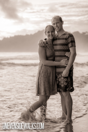 Landon and Alyssa at Costa Rica Beach Sunset