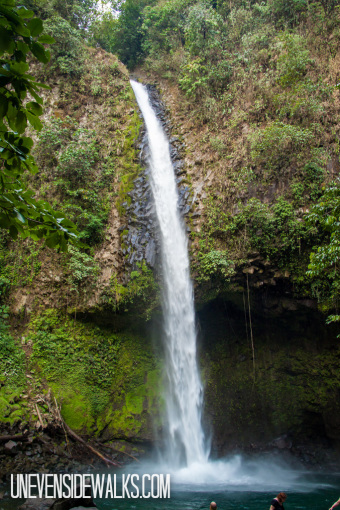 La Fortuna Waterfall near Arenal Volcano