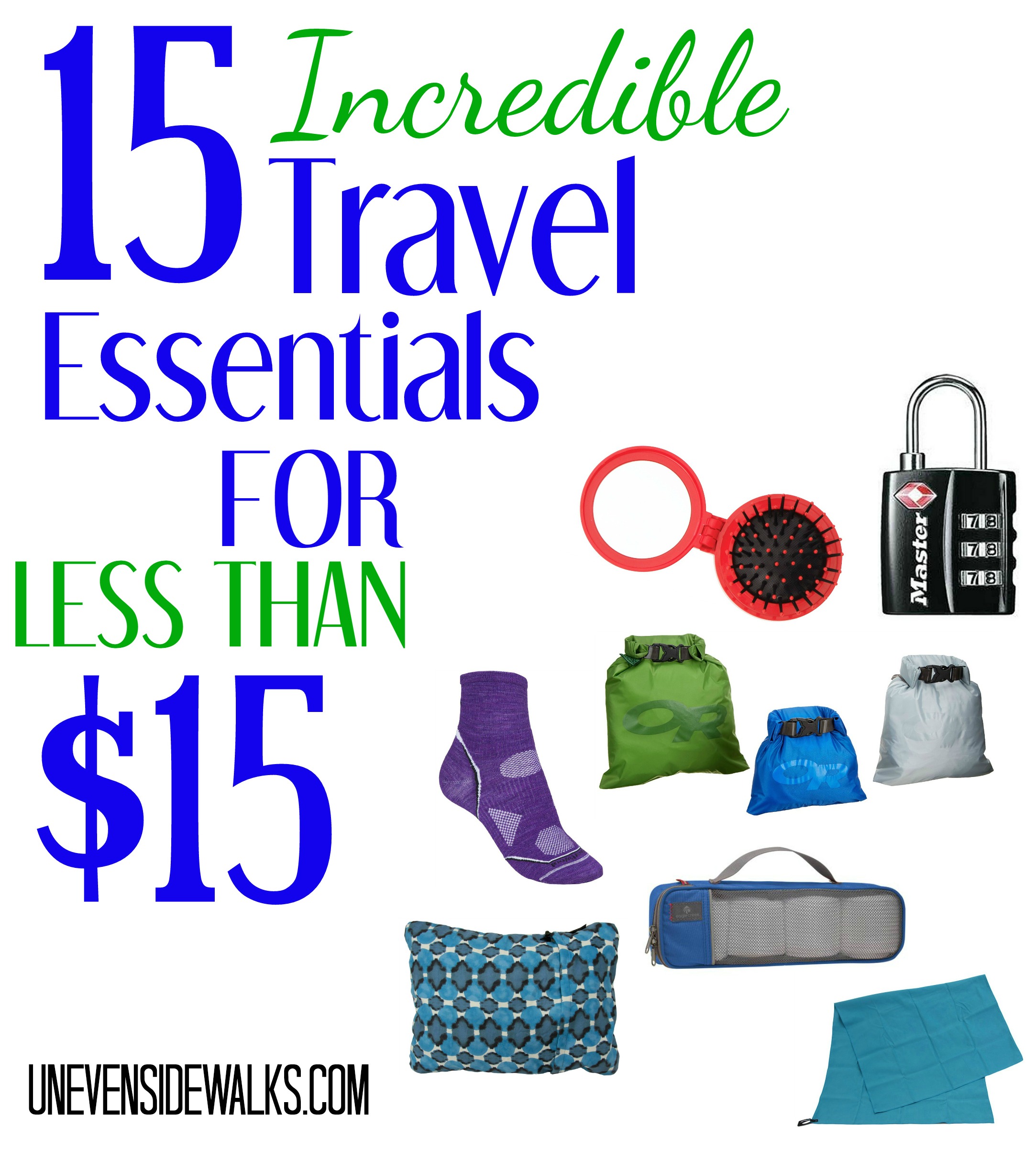 15 Travel Essentials for Less than $15