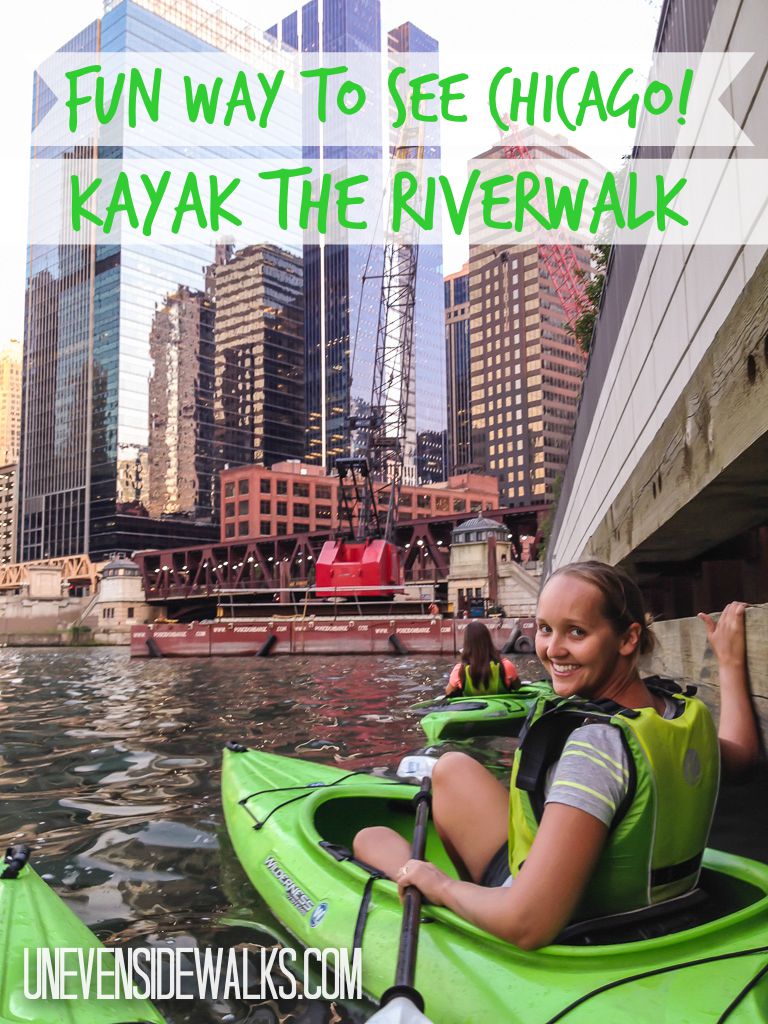 Kayak the Riverwalk The Best Way to See Chicago! Uneven Sidewalks