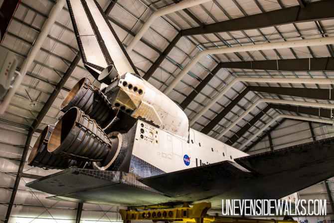 Tail Section of Space Shuttle