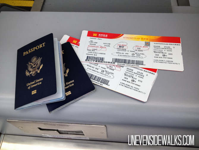 Passports and Tickets Ready to Travel