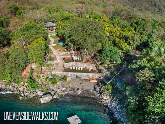 Aerial Photo of Laguna de Apoyo Resort