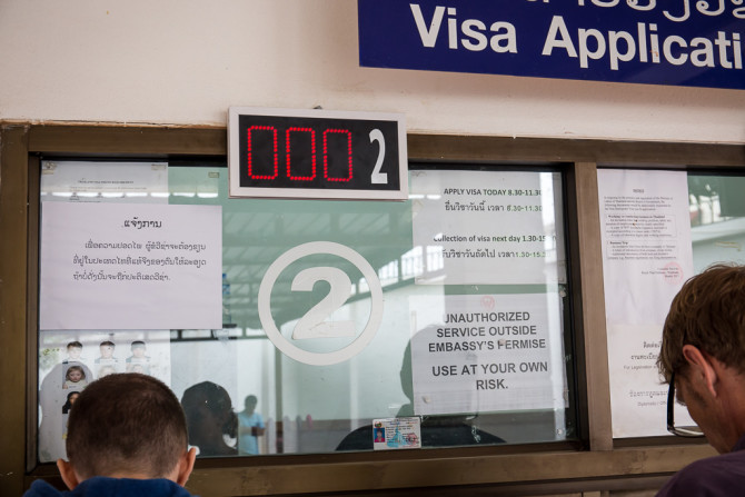 Thai Visa Time Schedule at Embassy in Laos
